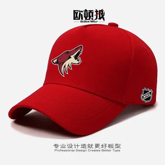 Boné De Beisebol NHL Phoenix Wolves Para Esportes Ao Ar Livre Protetor Solar Masculino E Feminino Casual Ajustável Língu