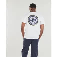 Quik Camiseta Masculina De Estilo Extremo Para Andar E Surf Com Emblema Circular Estampa 100 % Algodão Premium , Manga C