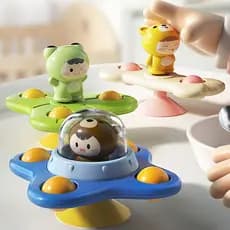 Brinquedos De Sucção Para Bebês Mão Sensoriais De Alívio De Estresse Rotativos
