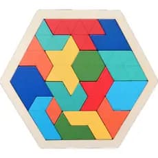 3D Quebra-Cabeça Brinquedos De Madeira Tangram Matemática Jogo Crianças Imaginação Pré-Escolar Educativos