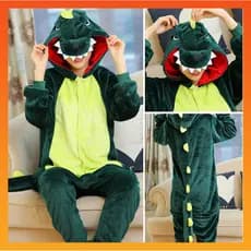Kigurumi Dinossauro Pikachu Stitch Onesies Kids Flanela Pijamas Jumpsuits Mulheres Homens Roupa Do Sono Onepiece Cosplay