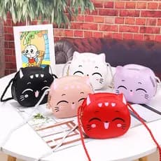 Bolsa Infantil de Desenho Animado Moda Bolsa Transversal de Gato Fofo Carteira de Moeda Bolsas de Mão Adoráveis para Men