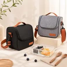 Bolsa Isotérmica Térmica Lancheira Marmita Sacola Para Academia Trabalho Escola E Passeios Alça Removivel