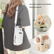 Bolsa Transversal Ar Livre Para Garrafa de Água Ideal Para Aventuras