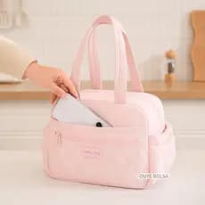 Bolsa Térmica Grande Capacidade Impermeável Para Almoço Trabalho Escola Viagem