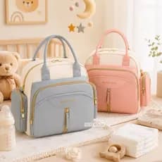 Bolsa Mochila Maternidade Mamãe e Bebê Multifuncional Grande Capacidade Impermeável