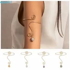 Pulseiras De Punho De Braço Com Pedras EPOCH1 , Pingente De Pedra De Gota De Água , Corrente Turquesa Boêmia , Aberto Aj