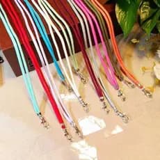 Cordão De Pescoço Ajustável para celular de suporte transparente ou colorido