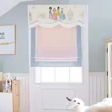 22 novo estilo princesa castelo menina quarto cortina quarto das crianças Blackout completo cortina romana cortina de el