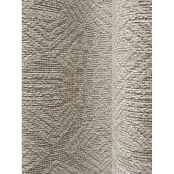 Muquan Cortinas texturizadas de linho tingido de fio grosso cinza geométrico jacquard minoria étnica verde jacquard jane
