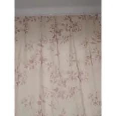Exportado para o Japão Cortinas Semi-Blackout Pano de Bambu Flor de Cerejeira Rosa Verde Quarto Meia Cintura Cortina Bay