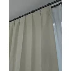 Cortinas de exportação Blackout pura cor lisa corda estilo cânhamo janela saliente quarto estudo pano cortina bege azul