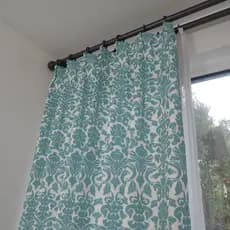 Comércio exterior pedido Original cortina de produto acabado verde estilo europeu forma de flor processamento de memória