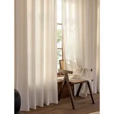 Cortina de tela para sala de estar, estilo Medieval, luz perolada, translúcida, impervente, varanda, café, escritório, l