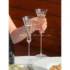 Nicho francês high-End cintura estreita Cocktail especial copo de água espumante de alto valor ligeiramente bêbado taça