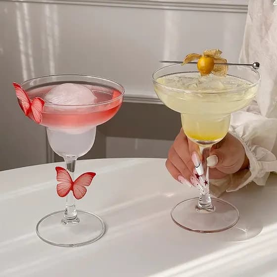 Ins taça de cristal Margarita vidro champanhe Cocktail criativo bolha vidro bebida especial vidro