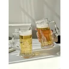 Criativo copo de vinho cerveja desenho caneca de cerveja poderoso vidro muscular cerveja grande capacidade evento restau