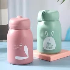 Copo de coelho bonito bonito criativo vidro casa menina escritório copo de água xícara de chá portátil pequeno resistent