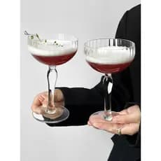 Copo criativo de vidro para coquetel, Bar japonês, conjunto de vidro para mistura de Martini, taça de champanhe, vidro C