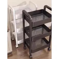 Mãe quente carrinho de rodas doméstico Rack de armazenamento chão móvel lanche caminhão de armazenamento doméstico Multi