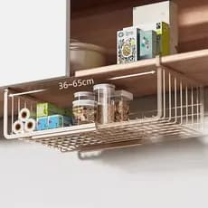 Sob a mesa Rack de armazenamento prateleira dormitório pendurado cesta coisas boas sob a mesa pendurado guarda-roupa em