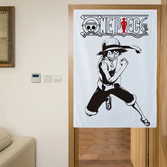 Cortina de porta tecido divisória cortina decoração uma peça cortina quarto cozinha Anti-fumos dos desenhos animados Ani
