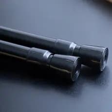 Haste telescópica sem perfuração, instalação multifuncional, Mini pequena haste de armazenamento, haste de cortina de po