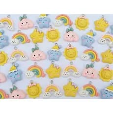 Pingente Desenhos do Céu Baby em resina 10/20 unidades