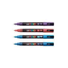 Caneta Uni-ball  Posca Glitter PC-3ML
