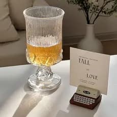 Champanhe Cocktail vidro tribunal europeu taça luz Design de luxo criativo vidro café bebida fria frutas