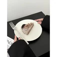 High-End criativo Rock padrão cerâmica bolo sobremesa placa bife bandeja luz luxo sobremesa prato Sushi placa macarrão