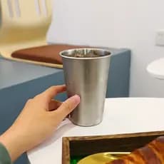 Ins estilo coreano xícara de café de aço inoxidável Cappuccino Latte copo de bebida fria copo de suco copo de leite xíca