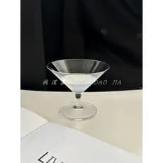Ins estilo japonês de perna curta martini vidro triângulo vidro cristal taça Cocktail copo bebida copo martini
