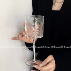 Primavera irregular ~ nicho Premium copo de vinho tinto copo de suco bolha vidro de água Retro taça de vidro