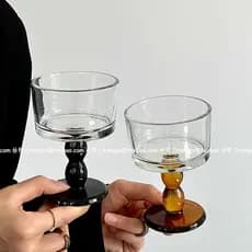Nicho Medieval copo de vinho taça de vidro champanhe copo de vinho High-End copo de água bebida vidro de sorvete
