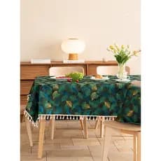 Toalha de mesa Medieval verde americana, tapete protetor de mesa, atmosfera, sensação de alta qualidade, café, sala de e