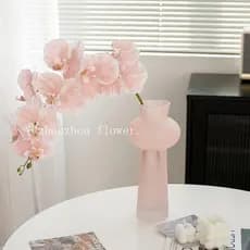 Vaso Medieval francês de alta qualidade, cultura de água de vidro, arranjo de flores, decoração, sala de estar, mesa de