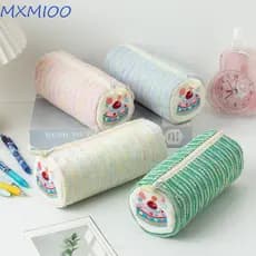 Bolsa Para Caneta MXMIOO , Lápis De Grande Capacidade Com Design De Arco , Organizador De Armazenamento Padrão Floral De
