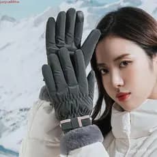 JUNYUE Luvas De Ciclismo Esportes Outono Quente Tela Sensível Ao Toque Esqui Na Neve Proteção À Prova De Vento