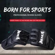 Luvas de Boxe PU Karate Adulto Masculino Feminino Muay Thai Equipamento de Treinamento MMA Sanda Luta Livre SBFP