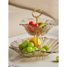 High-end Multi-camada frutas casa negócios sala de estar mesa de café prato de frutas novo doces lanches placa de coloca