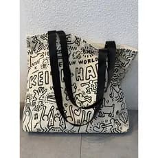 Estilo coreano novo estilo bolsa de lona feminina estudantes universitários classe um ombro portátil saco de escola gran