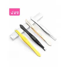 J2 clipe de sobrancelha E2BH4uq801-Clip pinças de cabelo branco para barba masculina arrancar clipe aparador de cabelo s