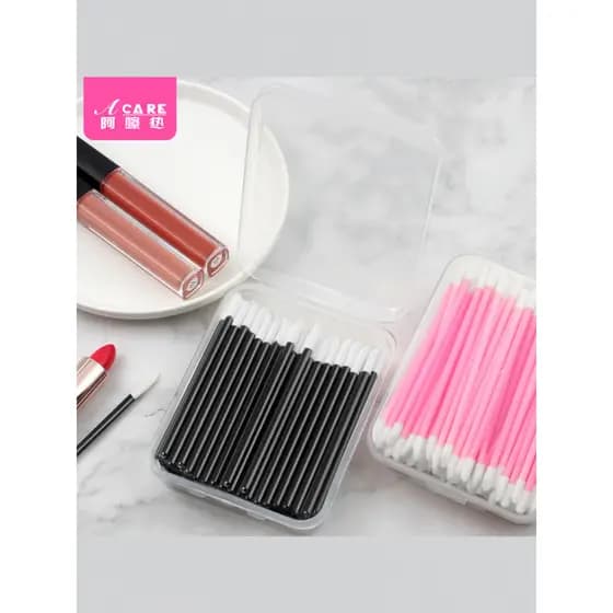 Pincel labial/descartável A1pq801-fácil de começar manchas maquiagem cor batom pequeno portátil Mini