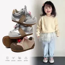 Meninas sapatos esportivos casuais 2026 primavera outono tênis infantis de sola macia bonito dos desenhos animados sapat