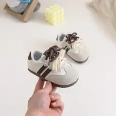 Crianças crianças rendas sapatos de treinamento 2026 primavera novo estilo meninas tênis crianças 1-6 anos de idade meni