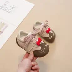Meninas Forrest Gump sapatos 2026 primavera verão crianças rendas tênis versão coreana gato sapatos de treinamento alemã