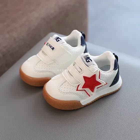 2023 primavera outono novo estilo 0-1-3 anos de idade sapatos de sola macia da criança estilo fino masculino feminino sa
