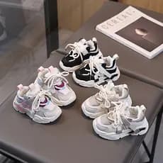 Primavera crianças sapatos únicos novo estilo masculino de sola macia criança Net sapatos 3 anos de idade 6 crianças Ant