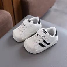 Outono sapatos infantis meninas 1-3 anos de idade sapatos esportivos crianças couro sola macia sapatos da criança All-Ma